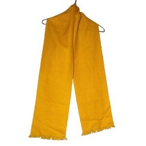 Soft Comfy Gold Scarf w/Fringe
